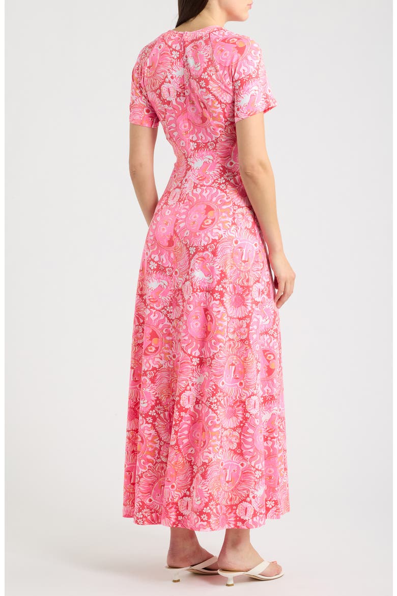 Lilliana Maxi Dress, Alternate, color, PARADISE PUNCH JIMS STUFF