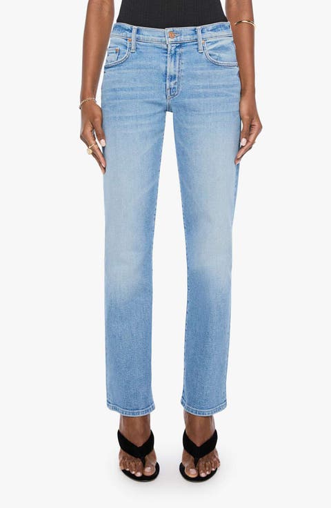 The Spin Off Skimp Straight Leg Jeans