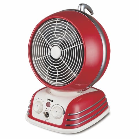 Retro Design Oscillating Fan Heater