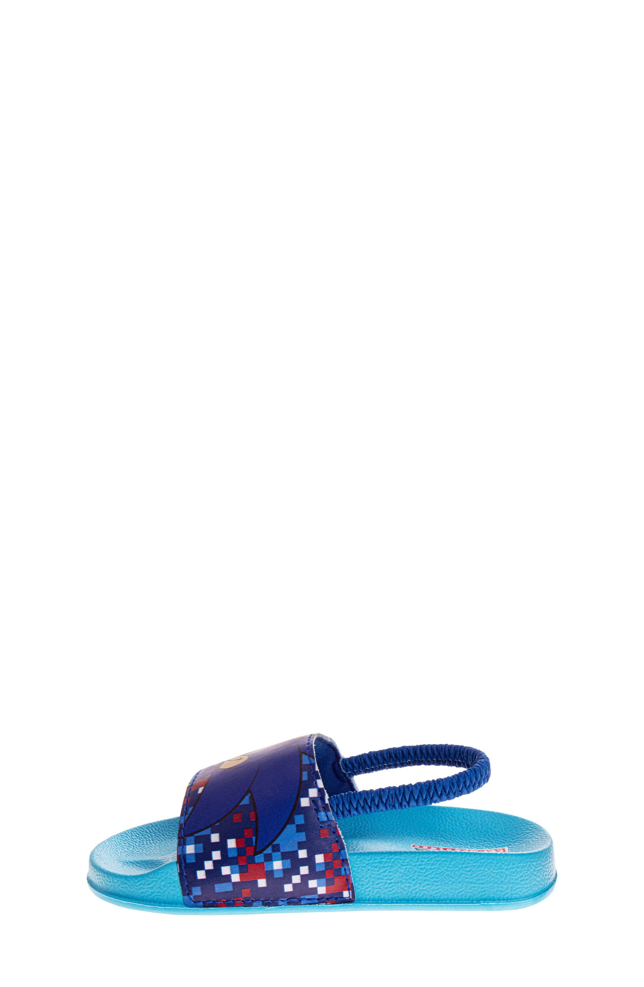 Kids' Mismatched Slingback Sandal, Alternate, color, BLUE