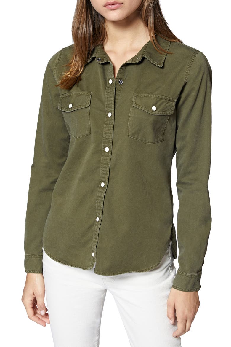 Work Shirt, Main, color, PROSPRETIY GREEN