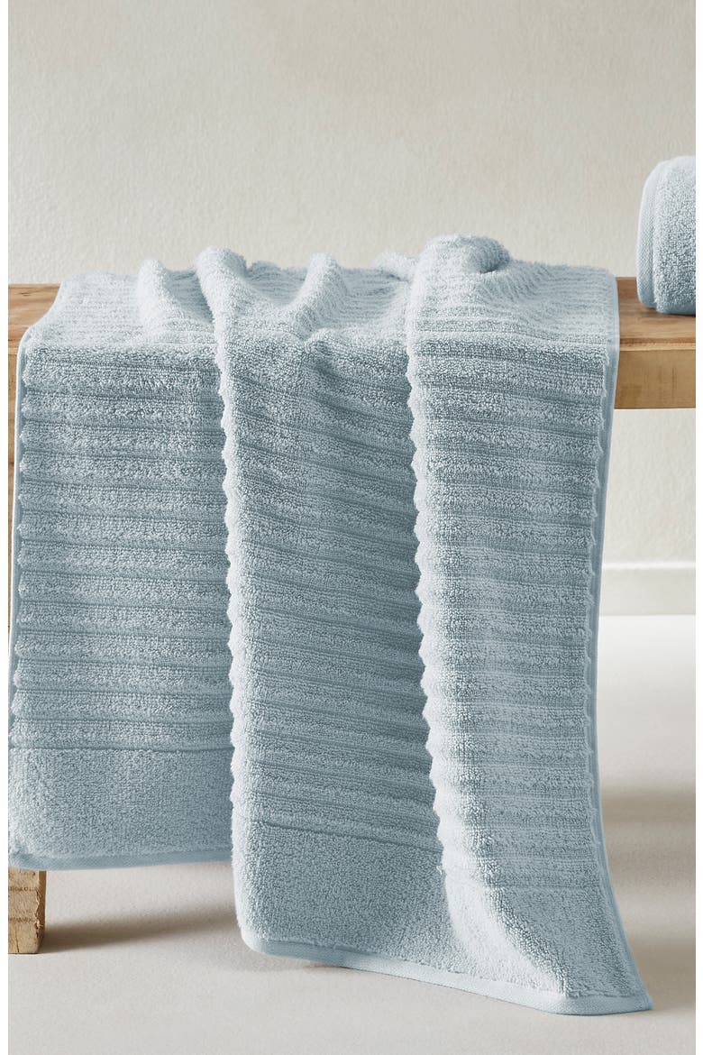 Combed Cotton 2-Pack Bath Towels, Alternate, color, LIGHT BLUE