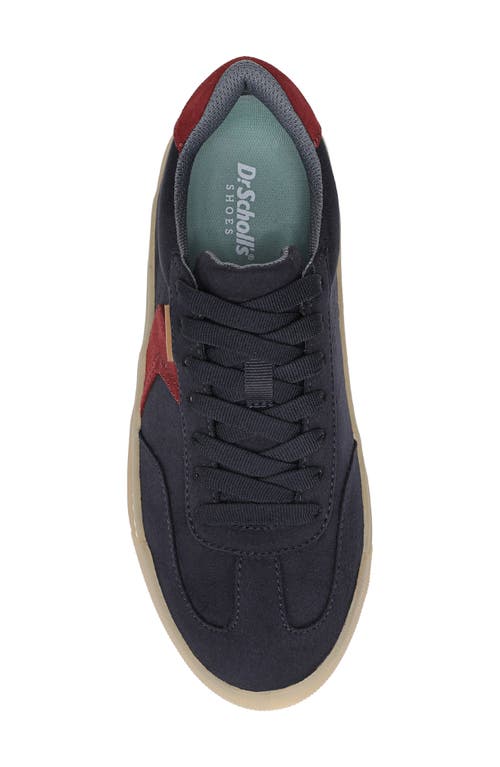 Dr. Scholl's Time Off Win Low Top Sneaker In Blue