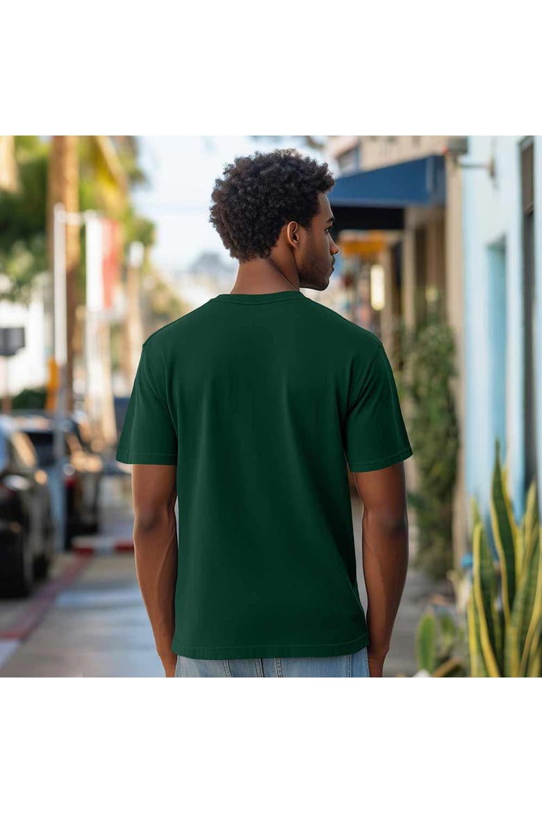 Mens Martini Cotton Tee, Alternate, color, Forest Green