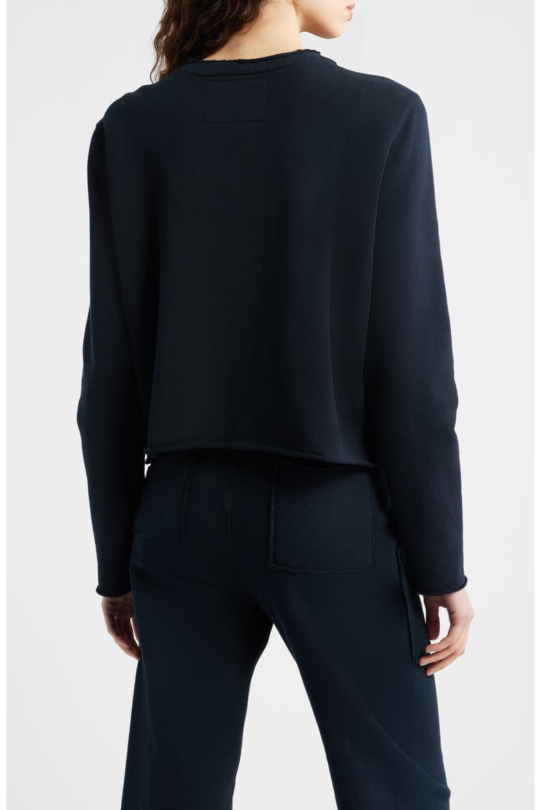 Jackie Button Front Cardigan, Alternate, color, BRITISH ROYAL NAVY