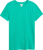 Caslon® Cotton Blend Crewneck T-Shirt