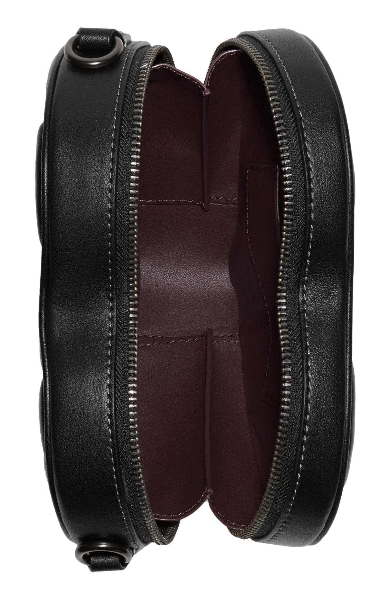 COACH Quilted Heart Leather Crossbody Bag, Alternate, color, 