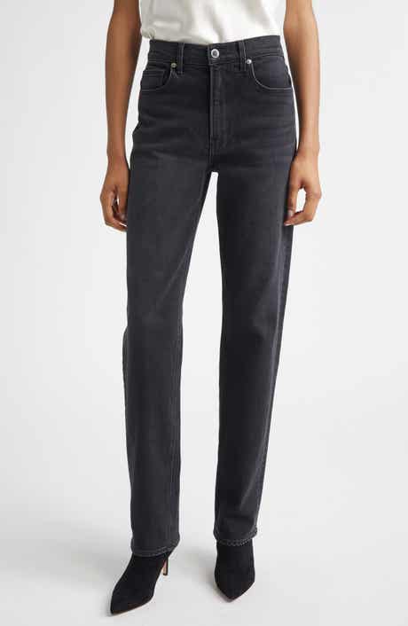 Veronica Beard Harley High Waist Arc Leg Jeans