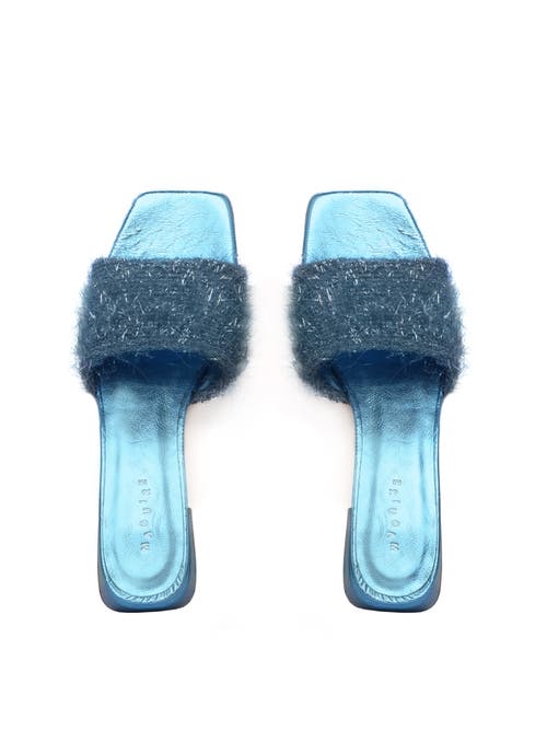 Maguire Merida Sandal In Metallic Turquoise  Blue
