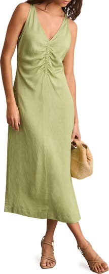 Reiss Pari Ruched Midi Dress | Nordstrom