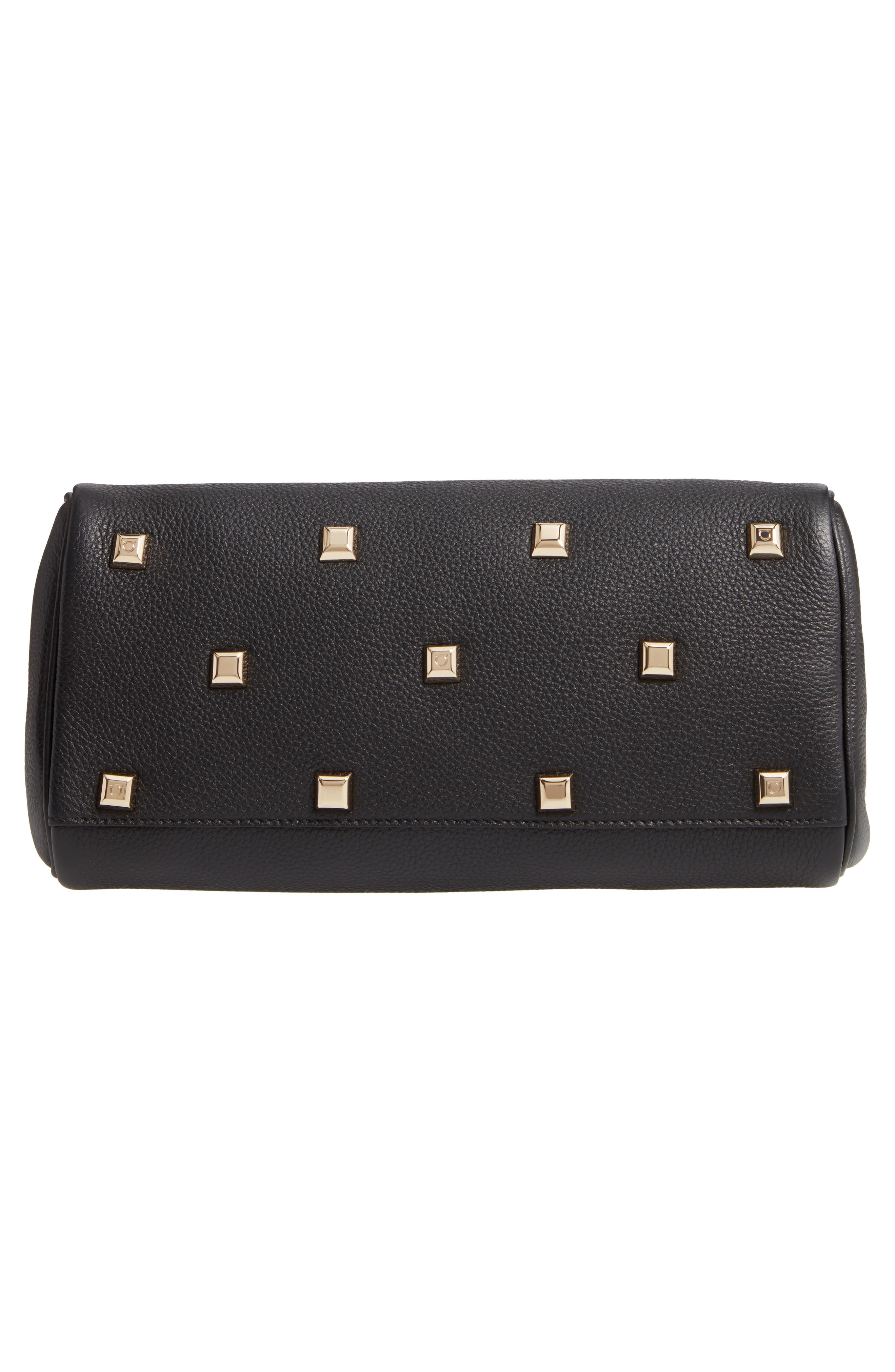 FERRAGAMO Small The Studio Leather Top Handle Bag, Alternate, color, 