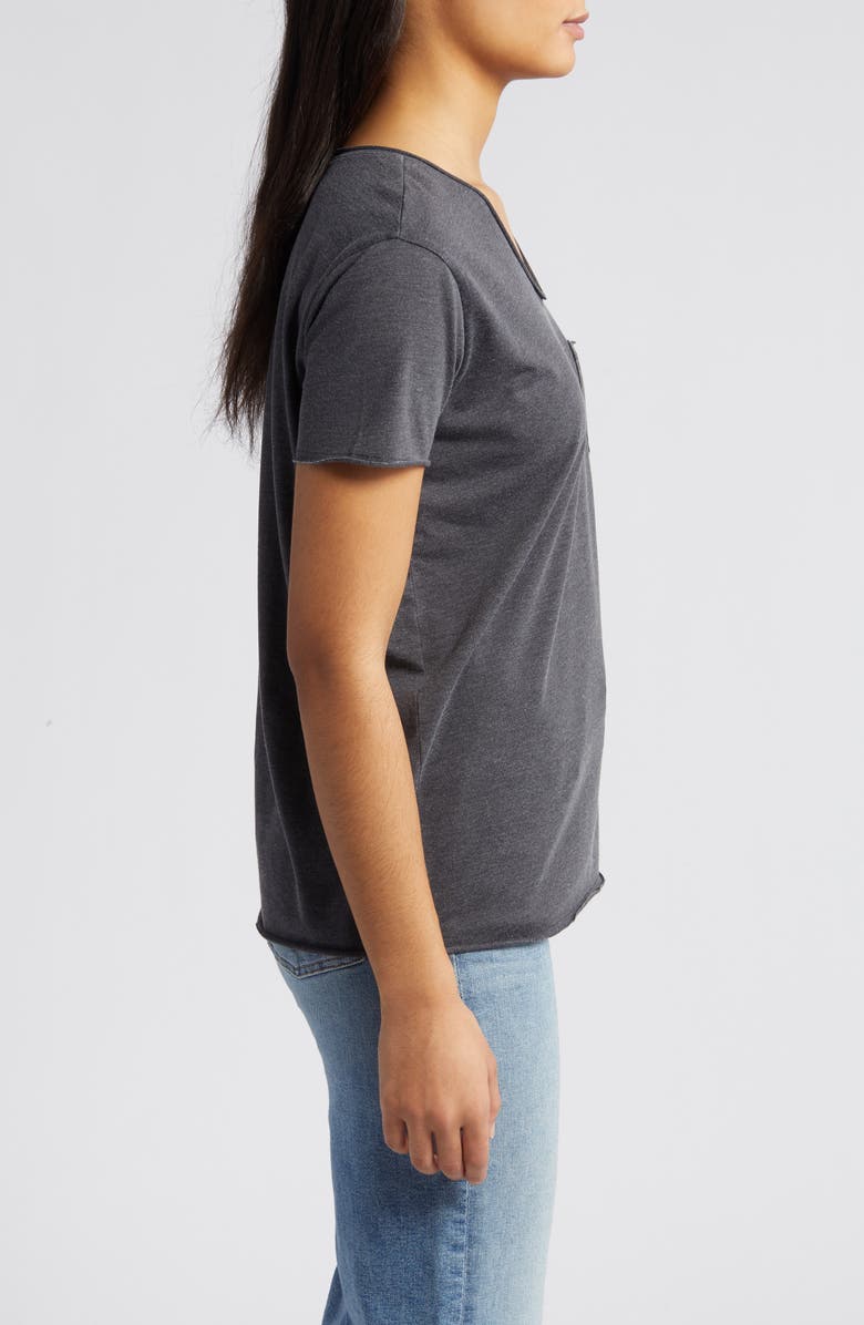 Caslon<sup>®</sup> Rolled Burnout T-Shirt, Alternate, color,