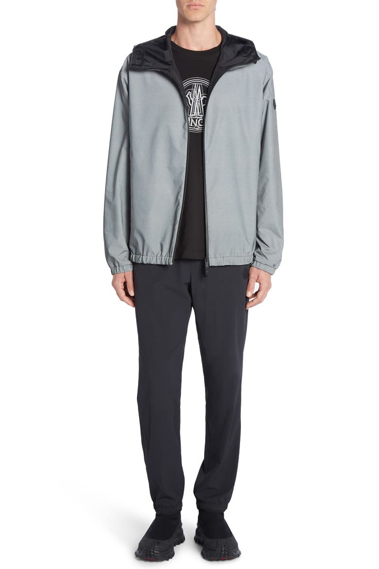 Sautron Hooded Reflective Mesh Jacket, Alternate, color, GREY