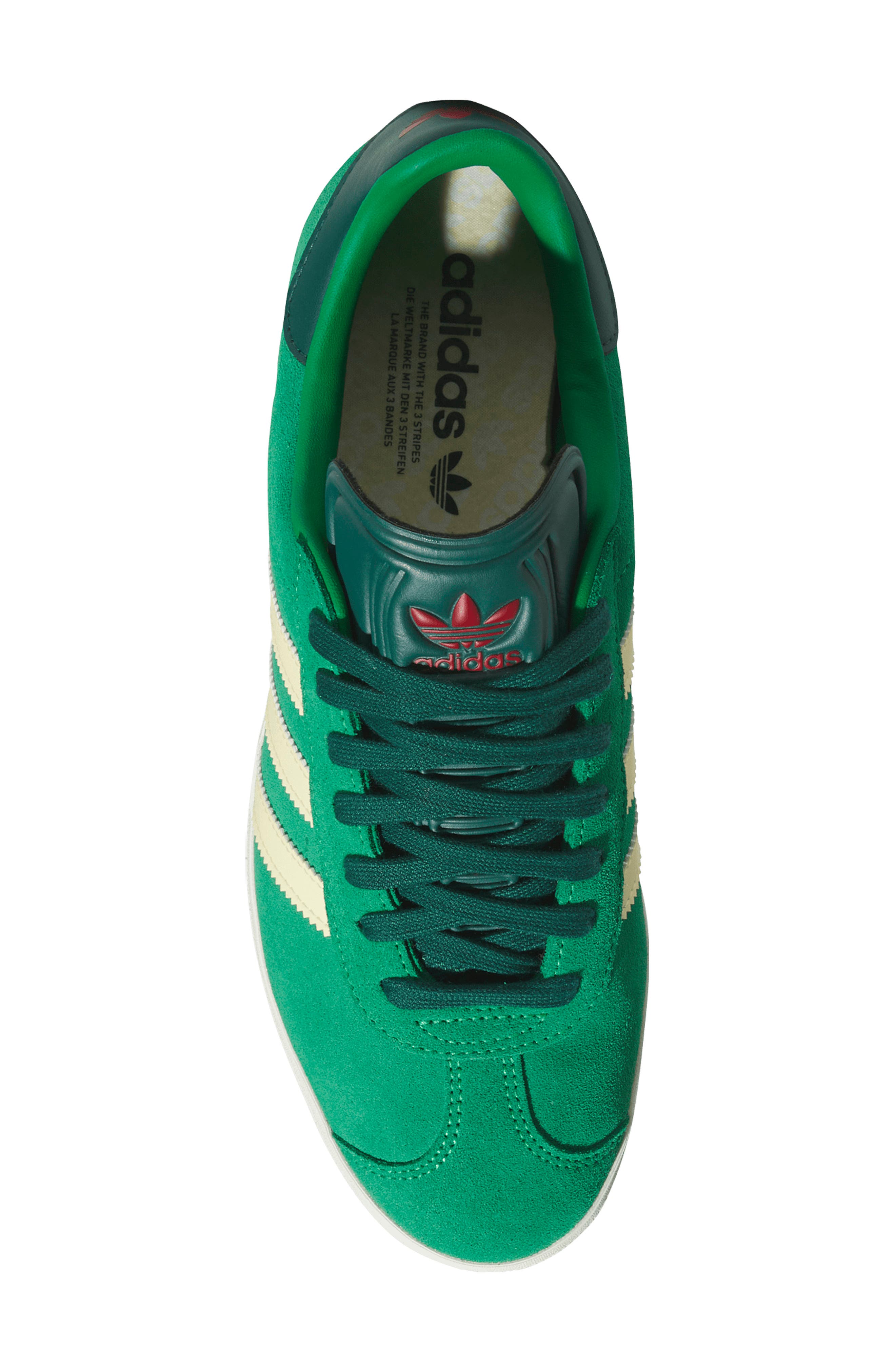 Gazelle Golf Sneaker, Alternate, color, GREEN/ YELLOW/ GREEN