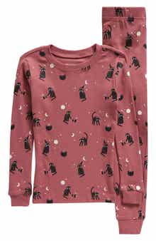 Kids' Glow in the Dark Fitted Two-Piece Pajamas