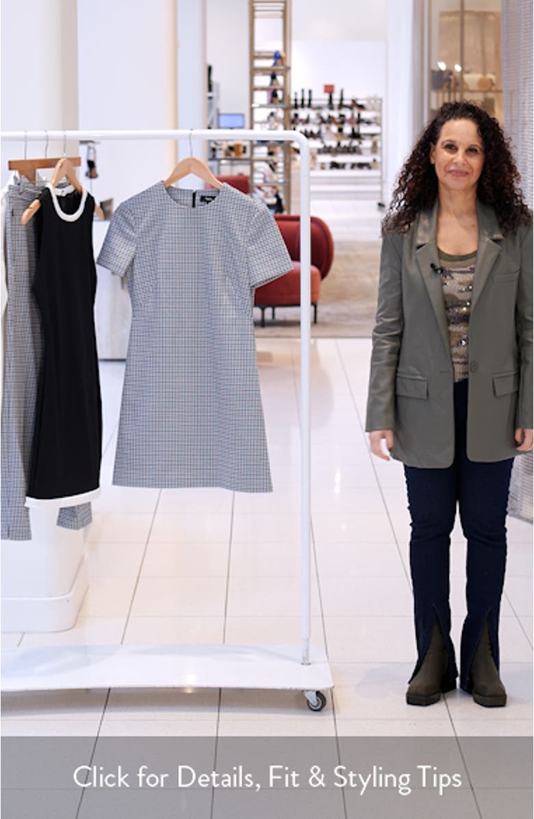 Short Sleeve A-Line Mini Dress, sales video thumbnail