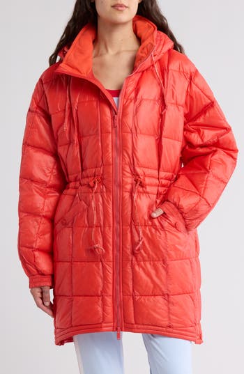 Fp Movement By Free People Patricia Packable Quilted Coat In Cayenne
