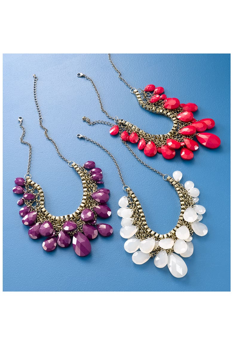 Statement Necklace, Alternate, color, IVORY