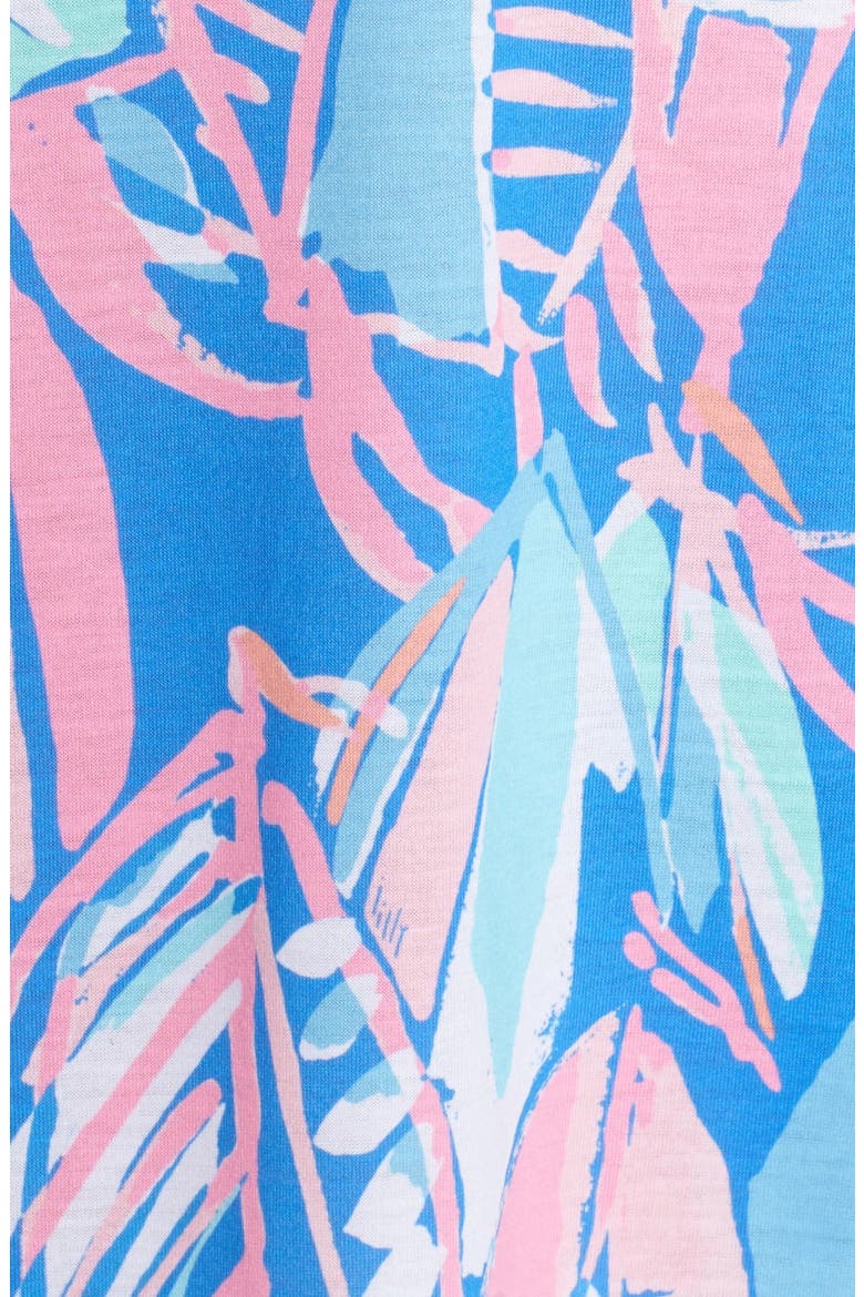 'Ali' Print Pima Cotton Shirtdress, Alternate, color, BAY BLUE OUT TO SEA
