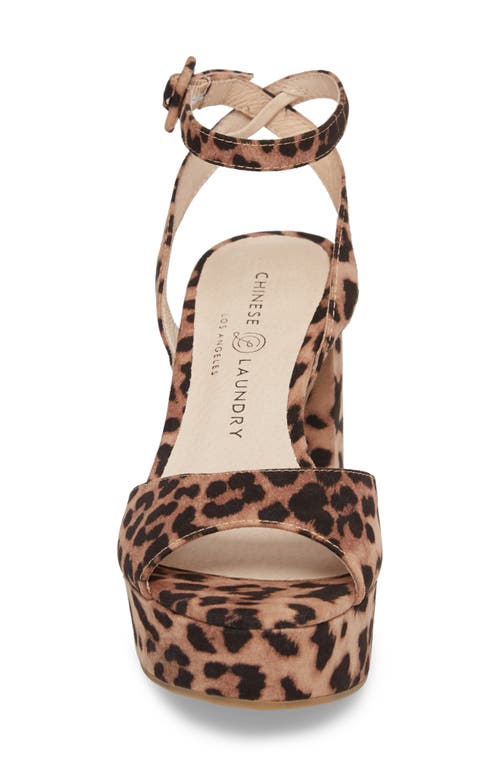 Chinese Laundry Theresa Platform Sandal In Camel