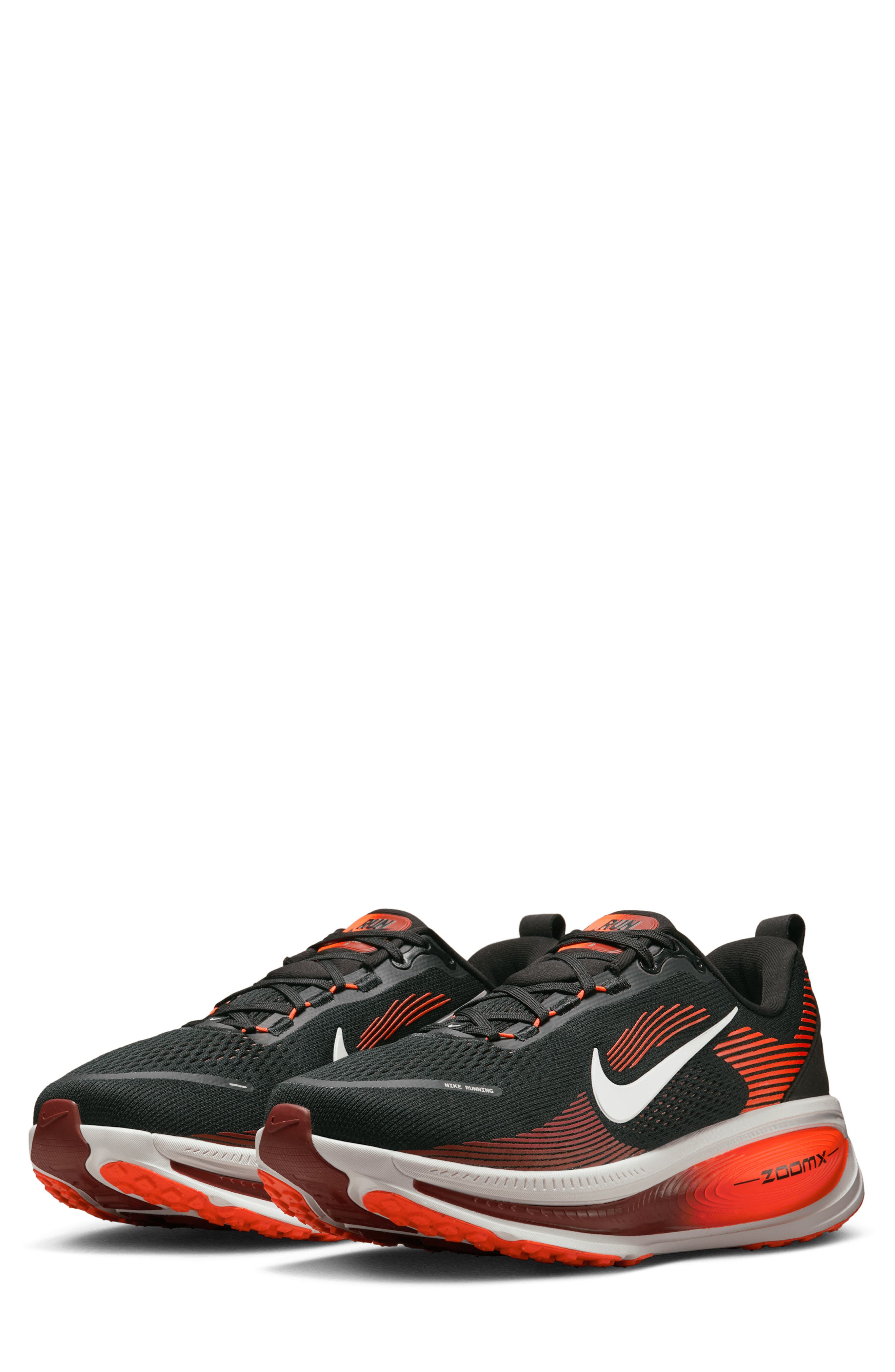 Vomero 18 Running Shoe, Main, color, BLACK/ BRIGHT CRIMSON