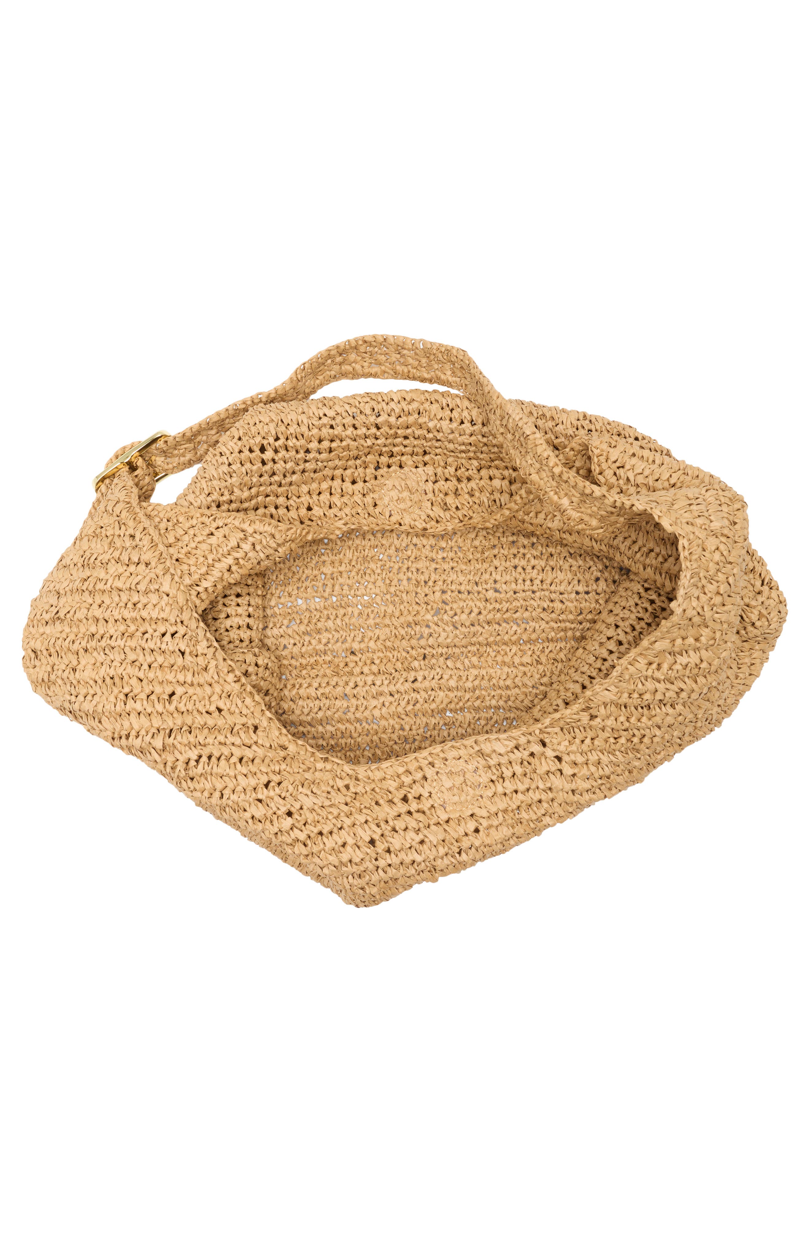 Collection XIIX Slouchy Straw Bag, Alternate, color, Dark Natural