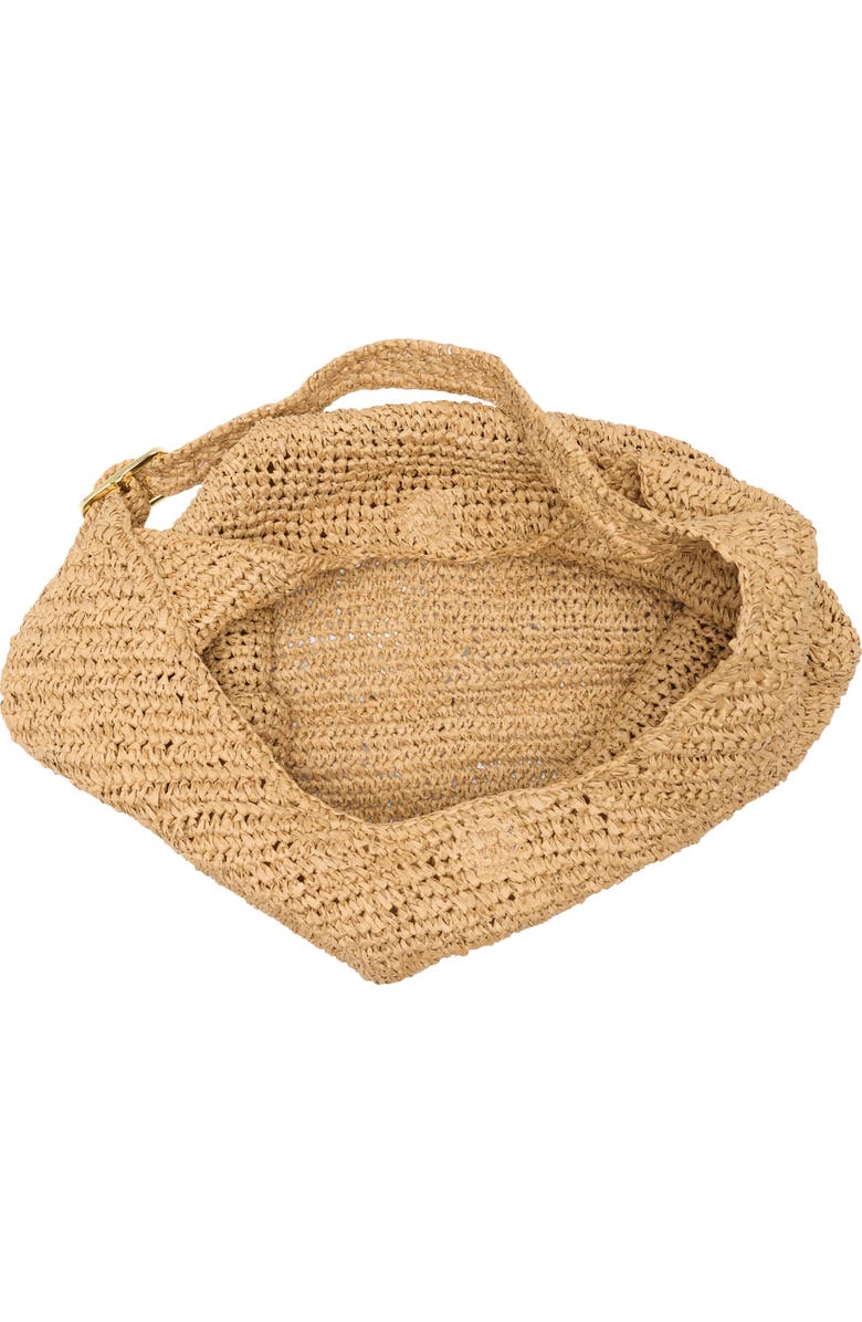 Collection XIIX Slouchy Straw Bag, Alternate, color, Dark Natural