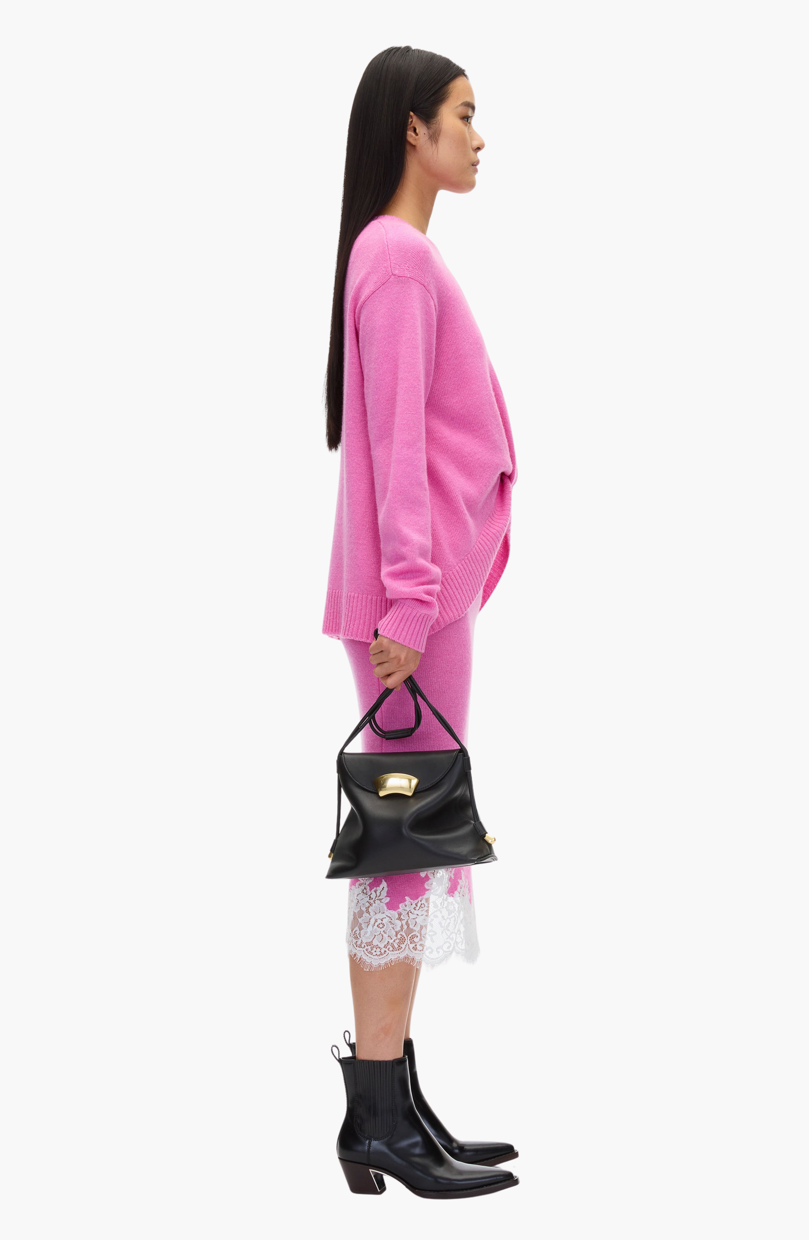 3.1 Phillip Lim ID Soft Shoulder Bag, Alternate, color, Black