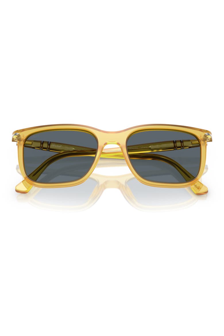 56mm Rectangular Sunglasses, Alternate, color, BLUE WHITE