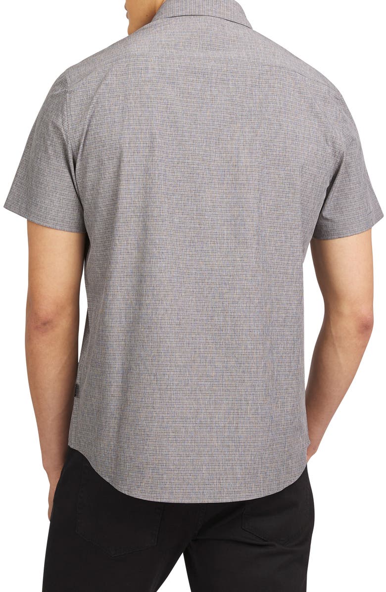 DKNY SPORTSWEAR Ezra Short Sleeve Button-Up Shirt, Alternate, color, 