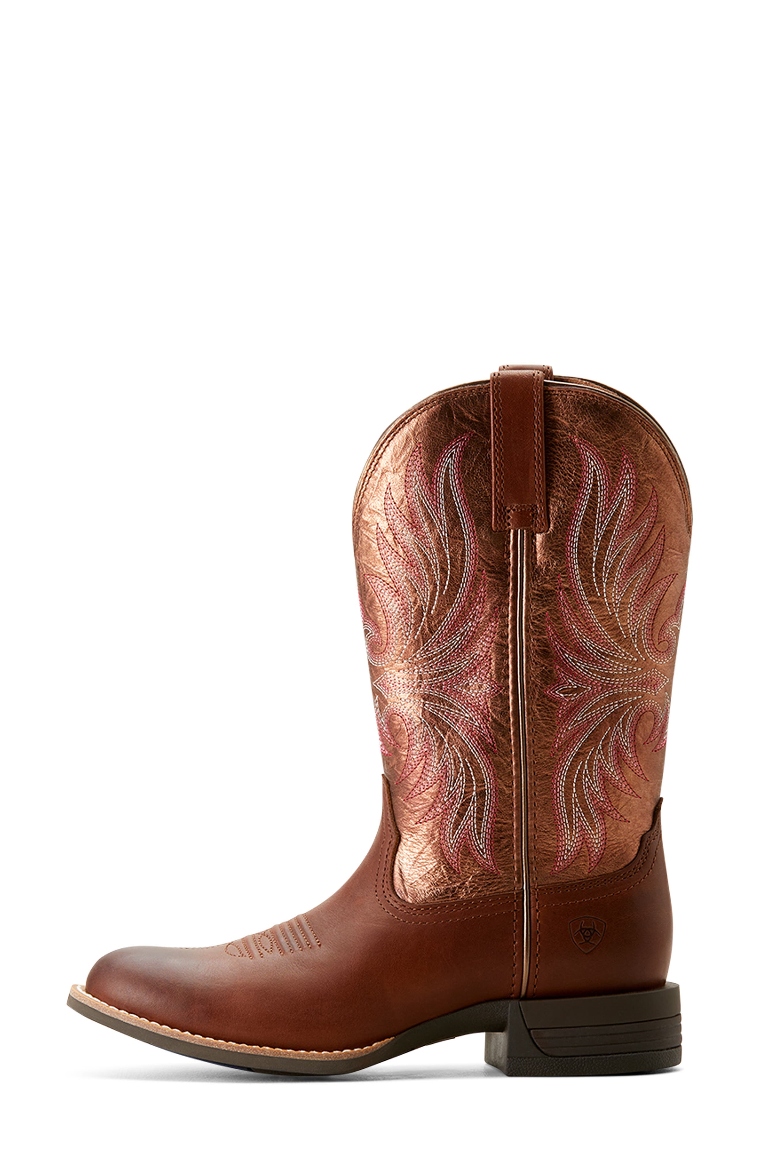 Ariat Ranahan Sena Western Boot, Alternate, color, Brown
