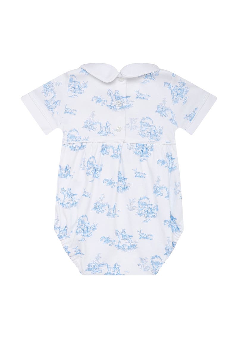 Blue Toile Baby Bubble - Baby, Alternate, color, Blue