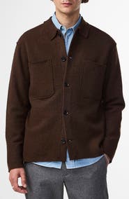 NN07 Jonas Boiled Wool Shirt Jacket