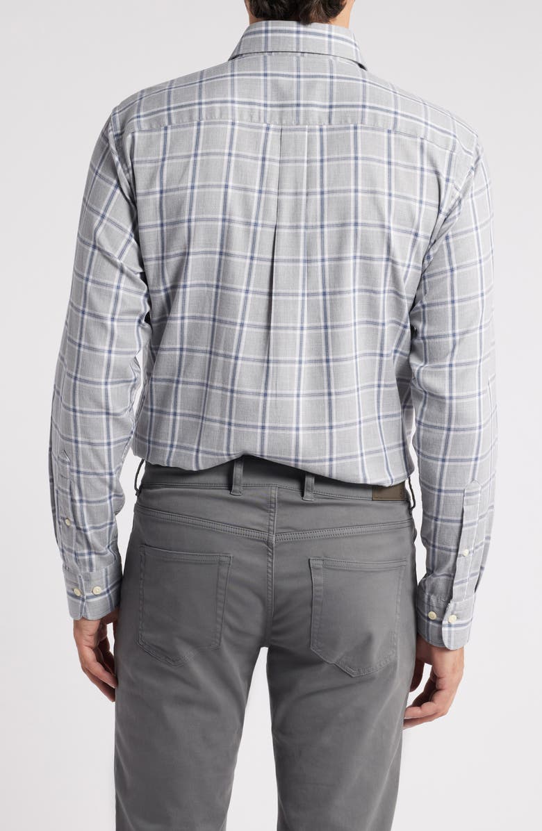 Peter Millar Vernon Plaid Stretch Flannelite Button-Up Shirt, Alternate, color,