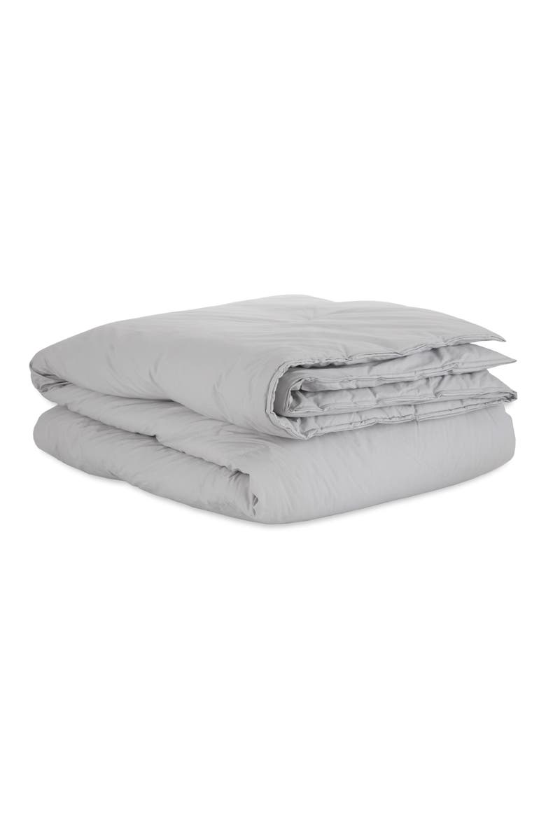 Pure 200 Thread Count Comforter Set, Main, color, LIGHT GRAY