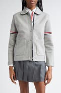 Thom Browne Jersey Stitch Loopback Bonded Jacket