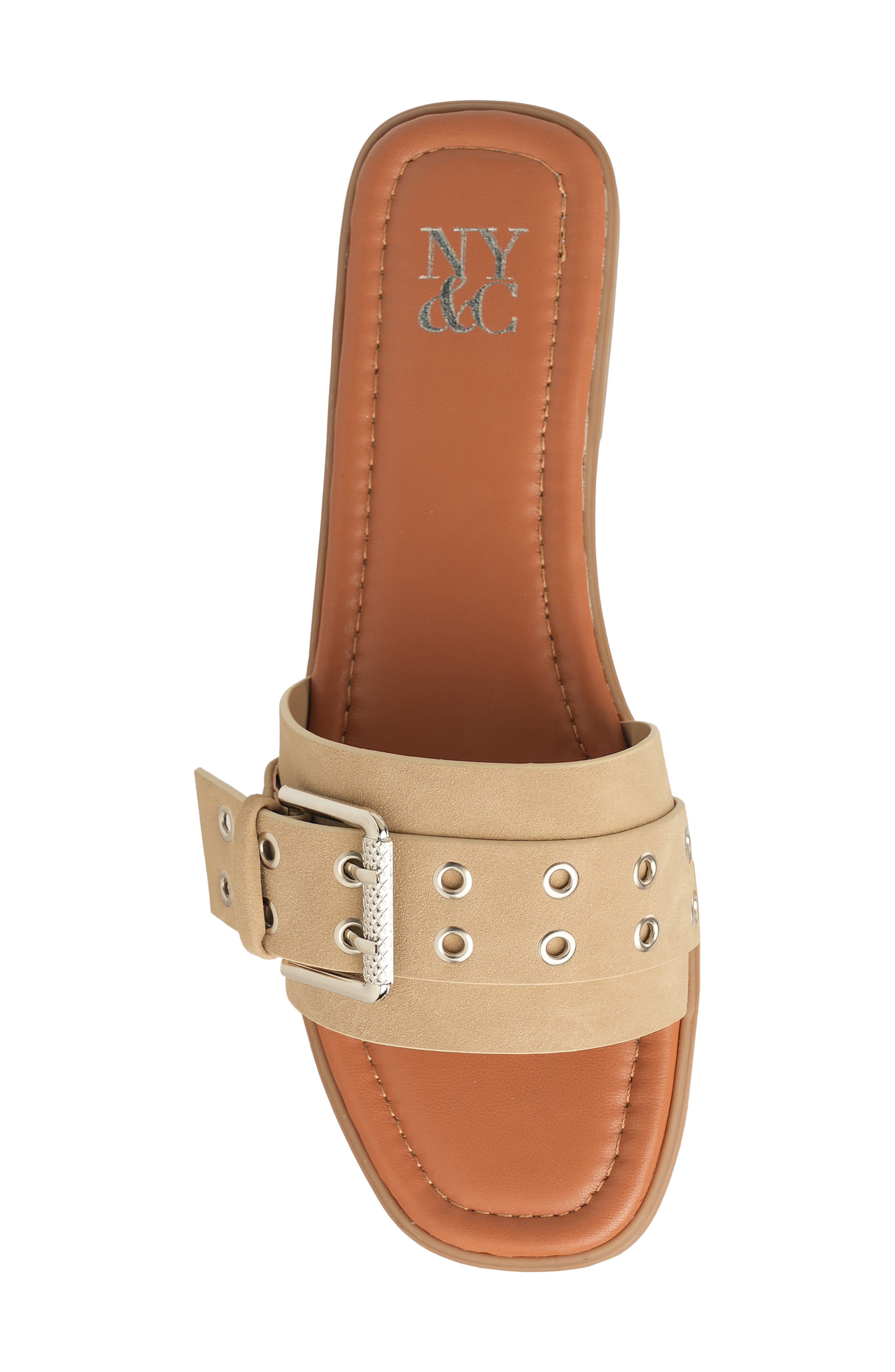 Rey Slide Sandal, Alternate, color, BEIGE
