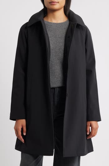 London Fog Heritage Bonded Trench Raincoat with Removable Hood