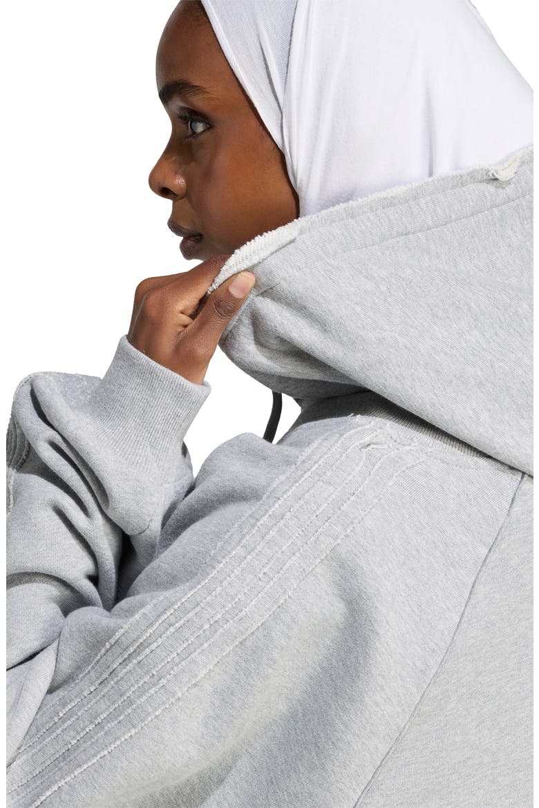 SST Double Front Full Zip Hoodie, Alternate, color, MEDIUM GREY HEATHER