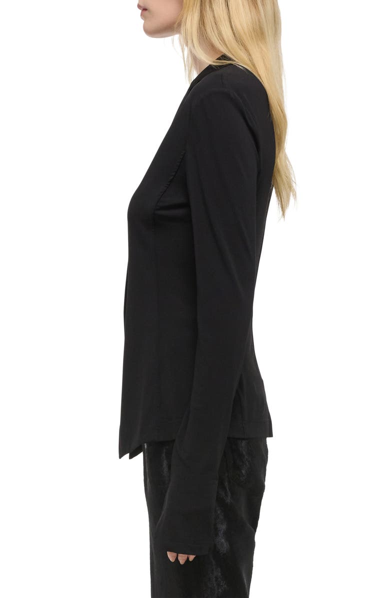 Helmut Lang Split Sleeve Blazer, Alternate, color, Black