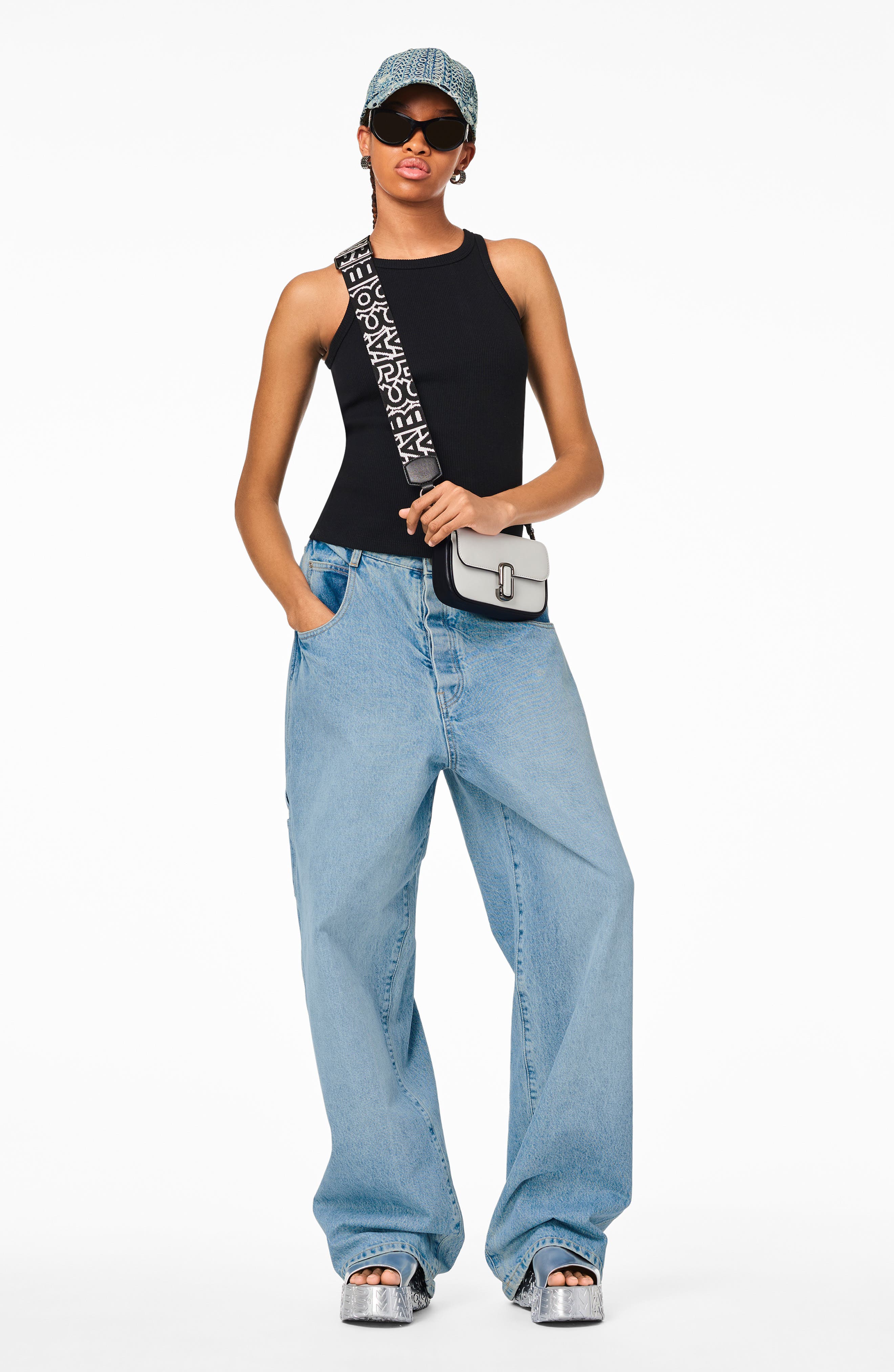 Marc Jacobs The Bicolor J Marc Mini Bag, Alternate, color, 