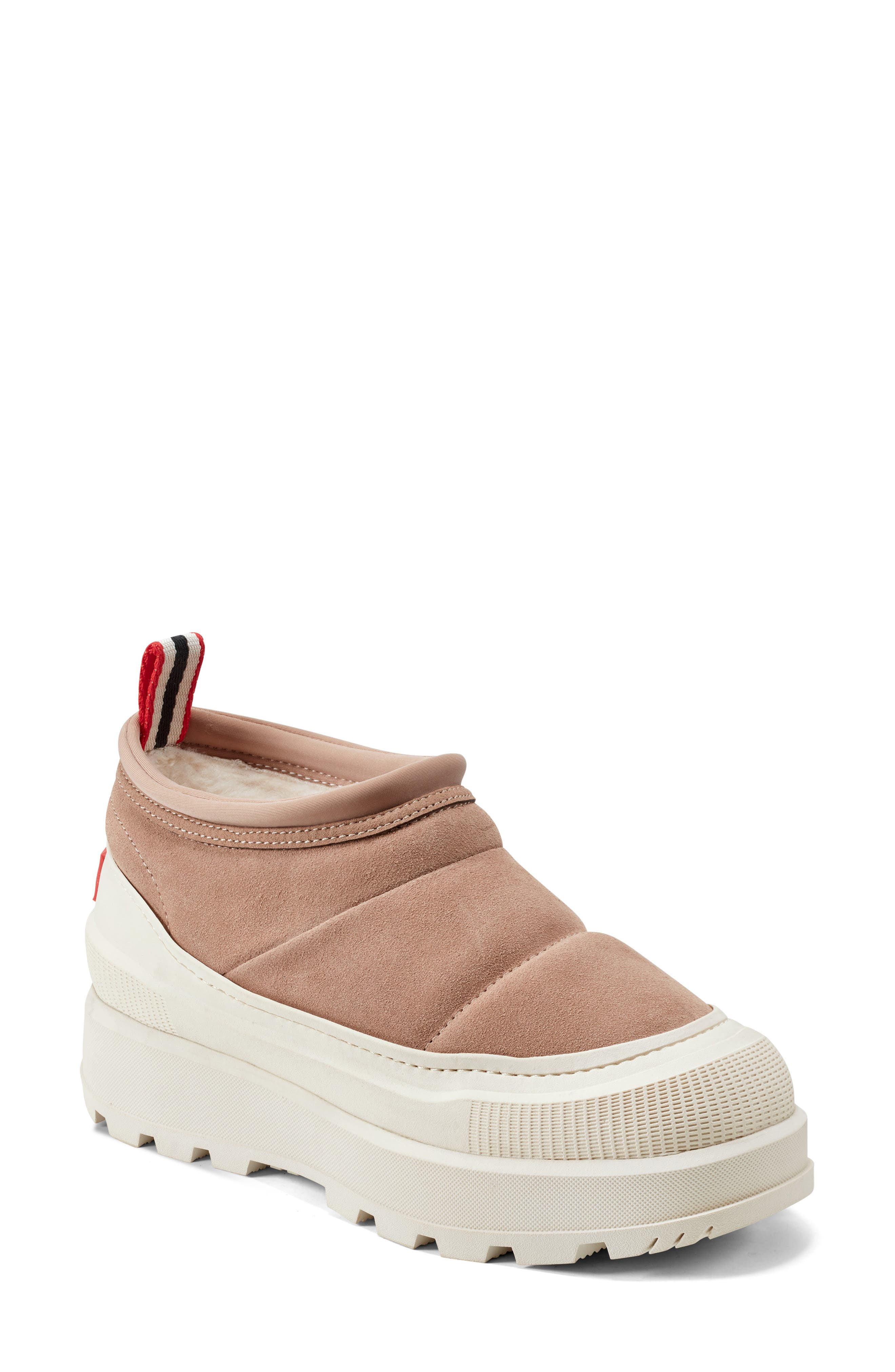 Hunter Askern Waterproof Suede Platform Bootie