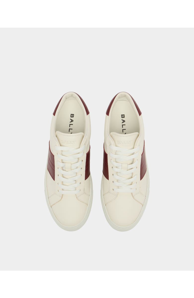 Bally Hedon Sneaker in Leather, Alternate, color, White