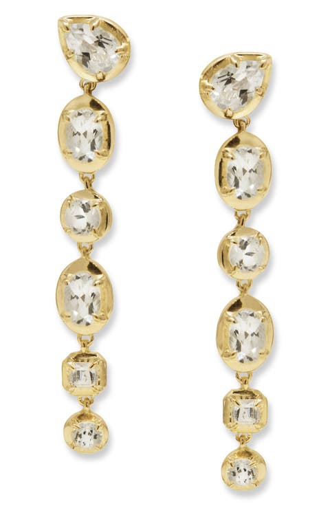 Mélia Linear Drop Earrings
