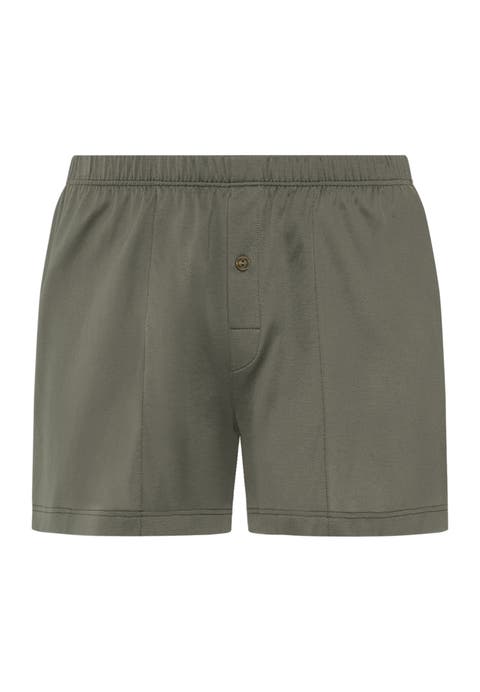 Cotton Sporty Button Fly Cotton Boxer