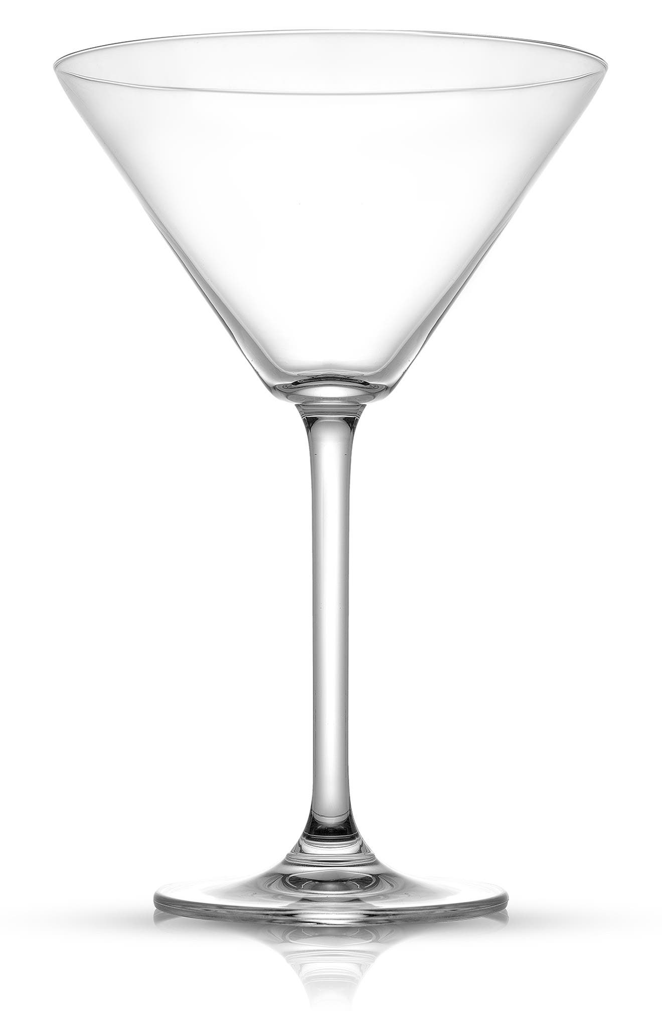 JoyJolt Olivia Premium Crystal Martini Glass - Set of 2