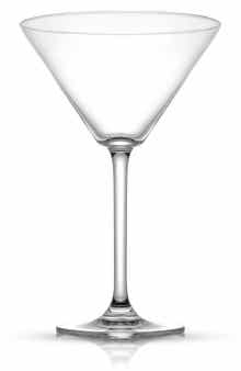 JoyJolt Olivia Premium Crystal Martini Glass - Set of 2