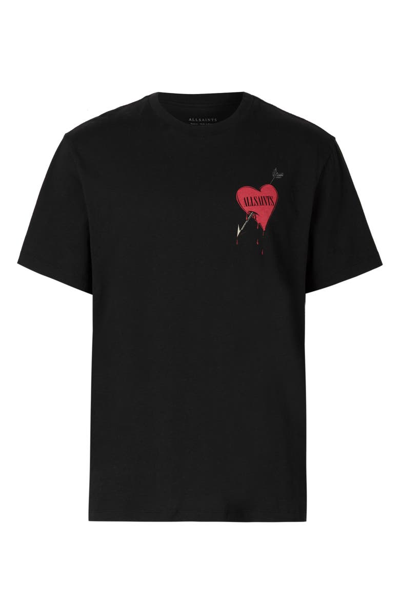 AllSaints Bleeding Heart Graphic Tee, Alternate, color,