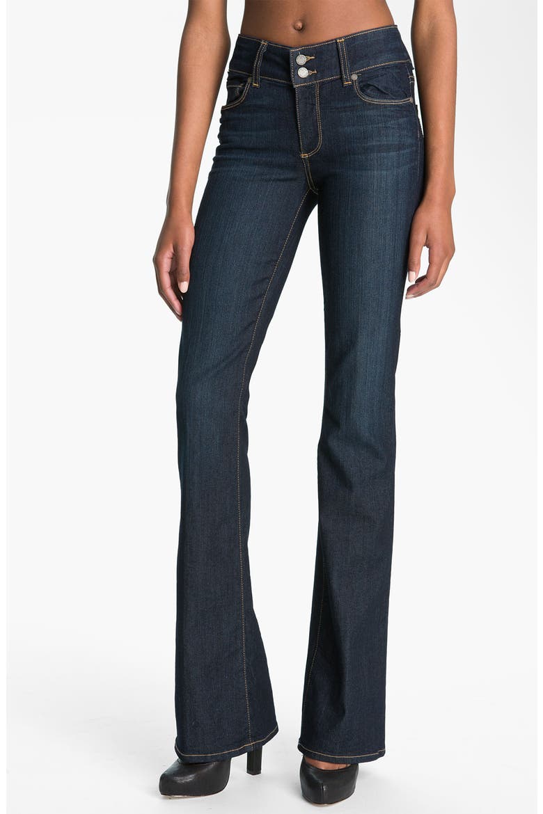 'Hidden Hills' High Rise Bootcut Stretch Jeans, Main, color, STREAM