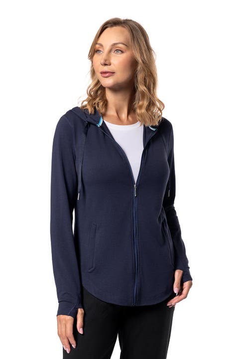 Women's LumaLeo Zip-Up Hoodie, UPF 50+ Sun Protection